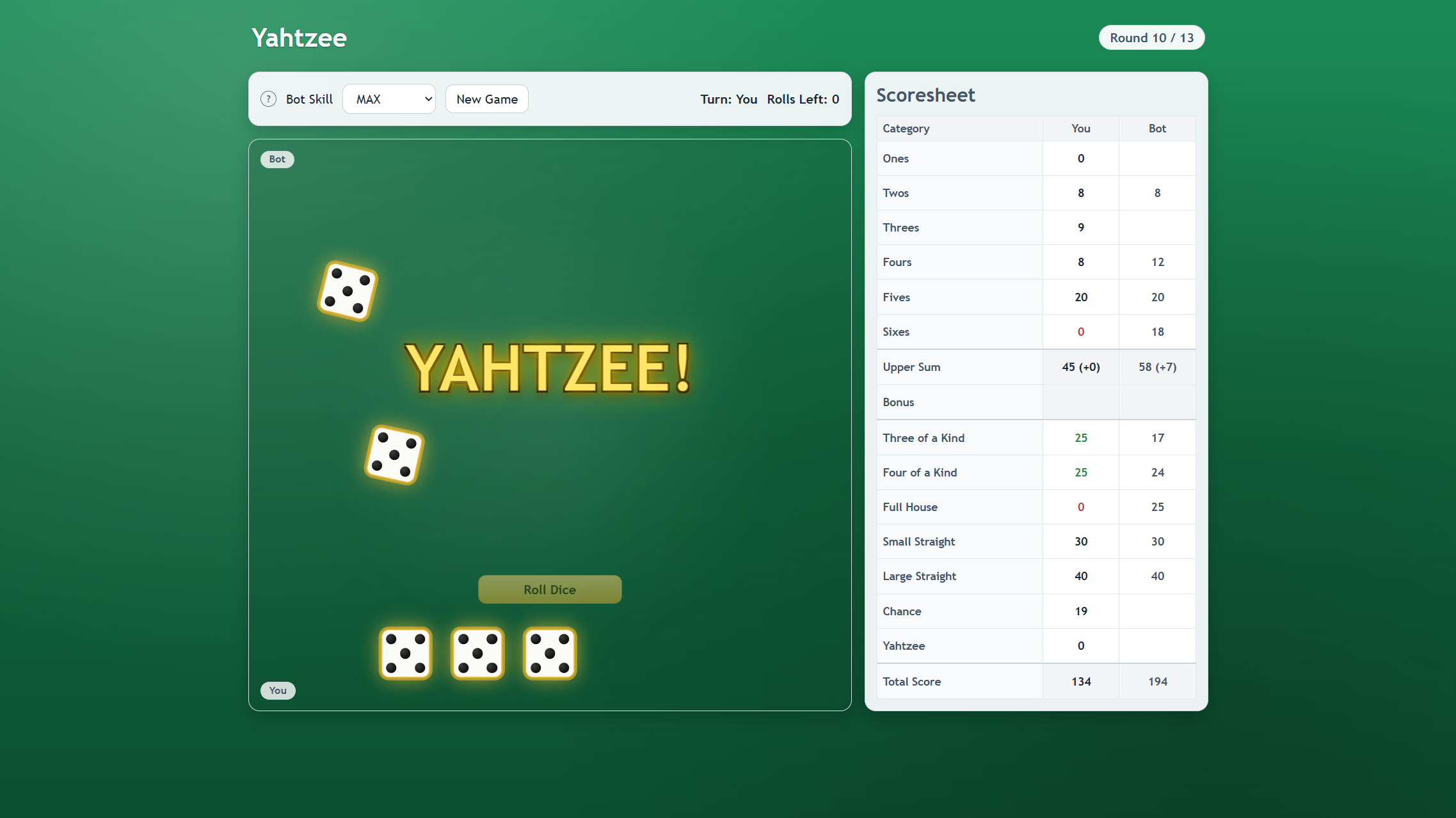 Yahtzee